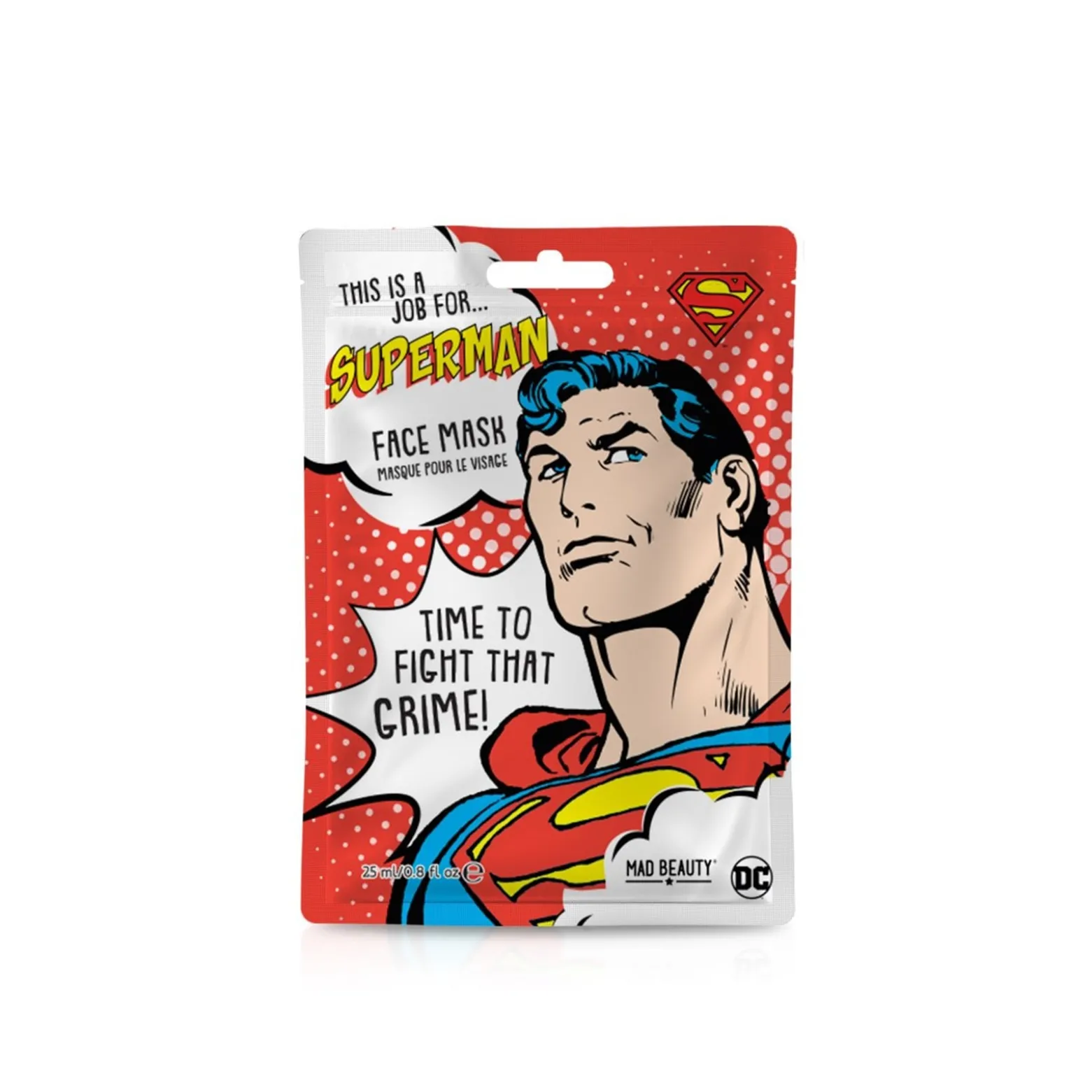 Mad Beauty Superman Coconut Sheet Face Mask 25ml (0.8 fl oz)