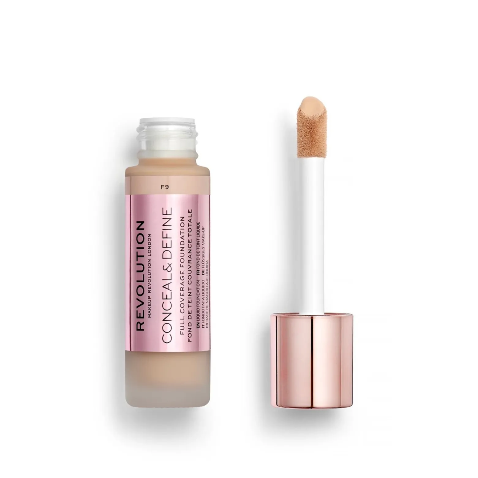 Makeup Revolution Conceal & Define Foundation F9 23ml (0.78fl oz)