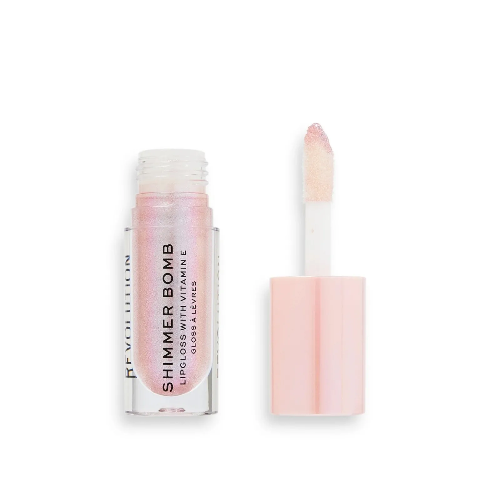 Makeup Revolution Shimmer Bomb Lip Gloss Sparkle Pink 4.5ml (0.15floz)