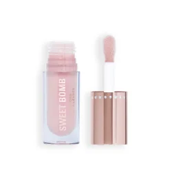 Makeup Revolution Sweet Bomb Lip Gloss Vanilla Ice White Holo 4.5ml (0.15floz)