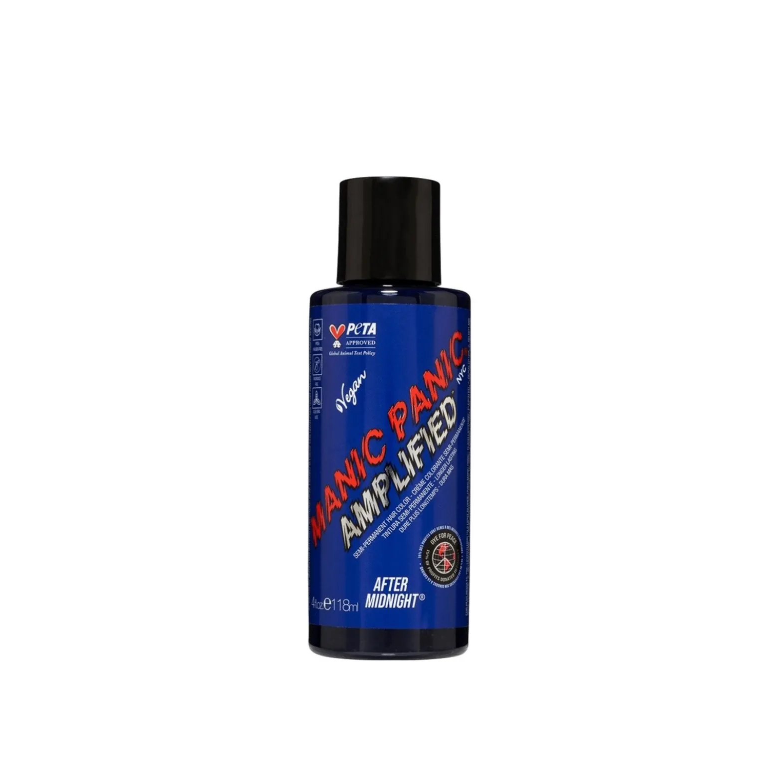 Manic Panic Amplified Semi-Permanent Hair Color After Midnight 118ml (4floz)