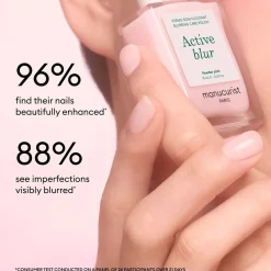 Manucurist Active Blur Blurring Care Polish Powder Pink 15ml (0.5floz)
