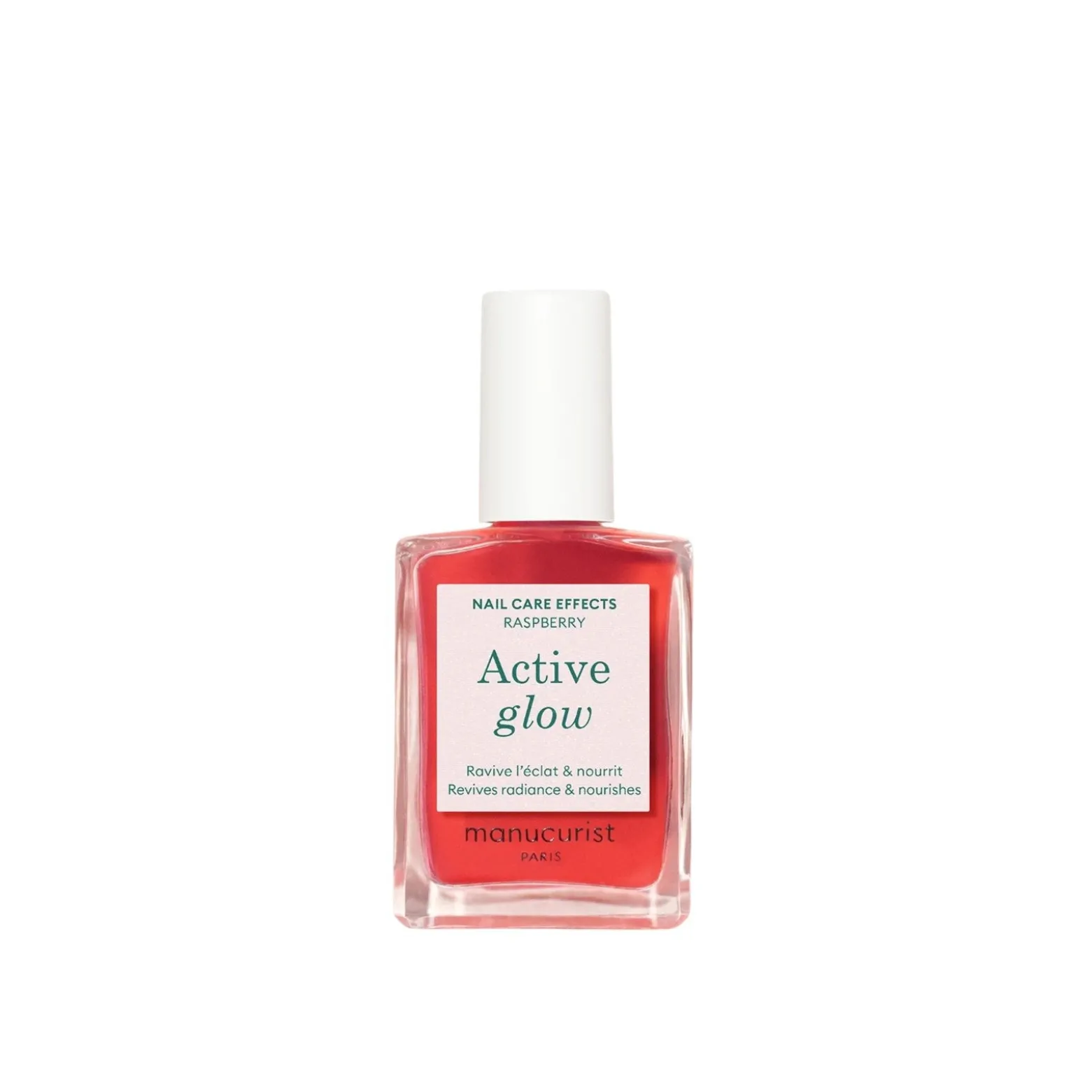 Manucurist Active Glow Nail Care Effects Raspberry 15ml (0.51floz)