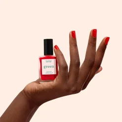 Manucurist Green Nail Polish Poppy Red 15ml (0.51floz)