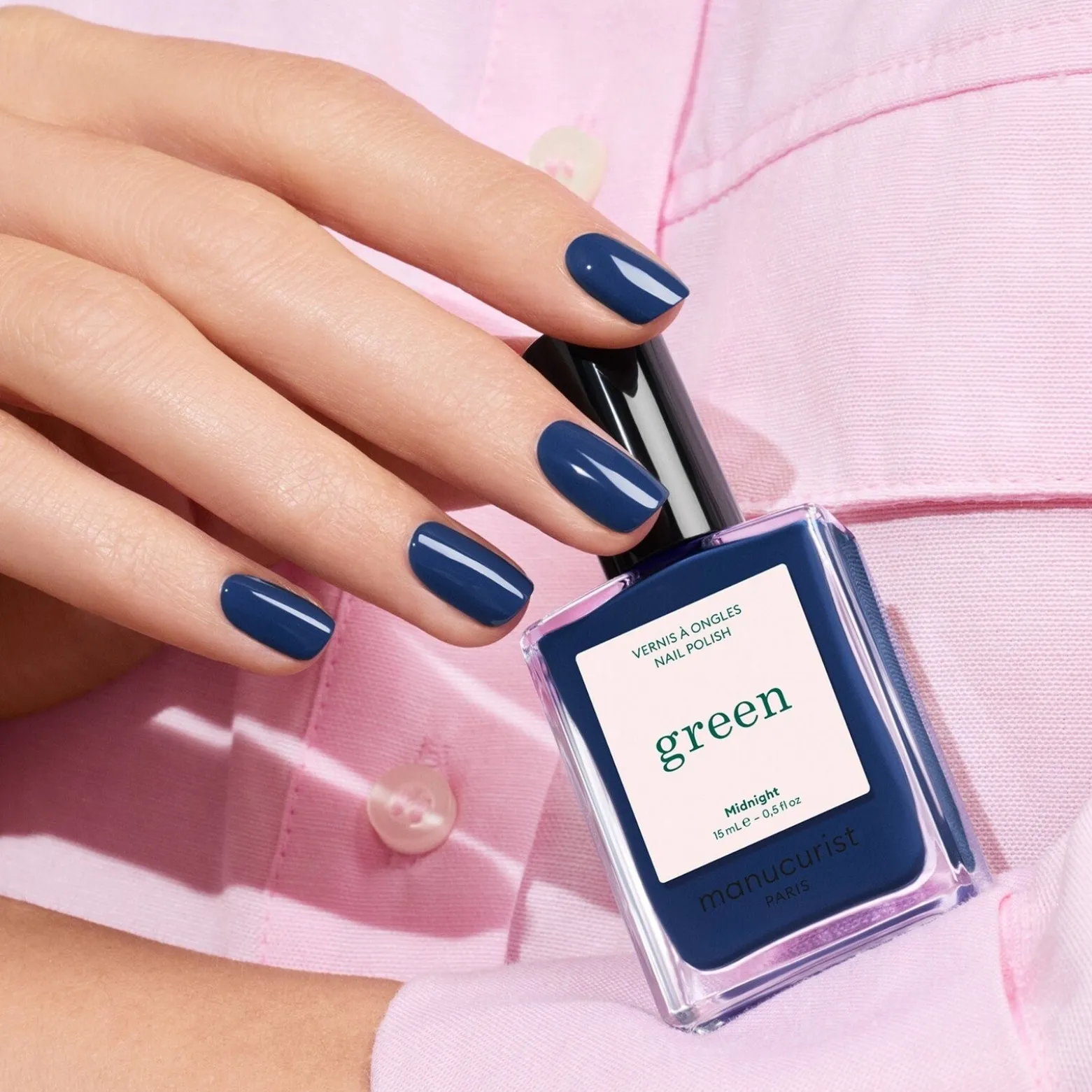 Manucurist Green Nail Polish Midnight 15ml (0.5floz)