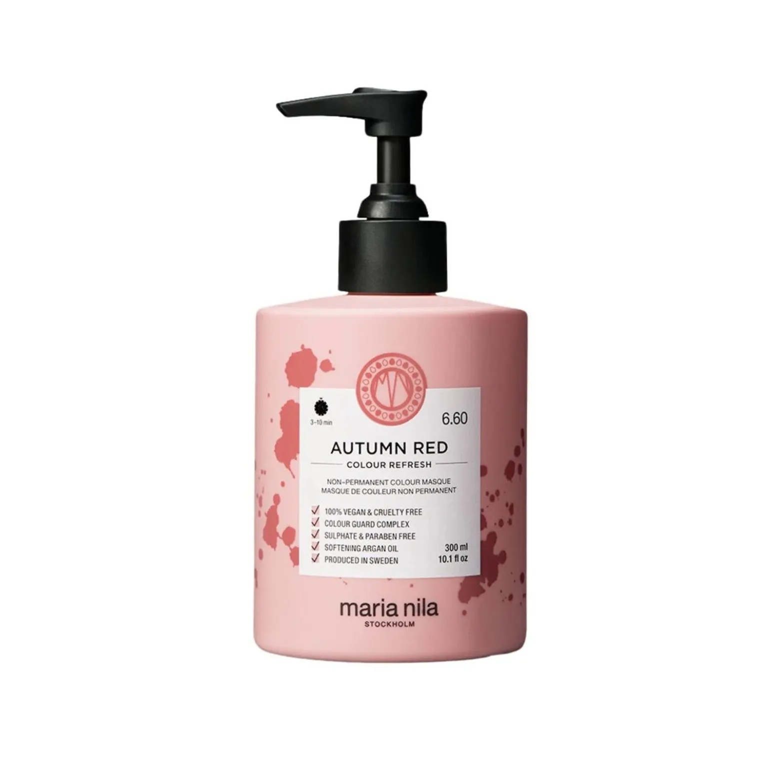 Maria Nila Color Refresh Semi-Permanent Color Mask 6.60 Autumn Red 300ml (10.1floz)
