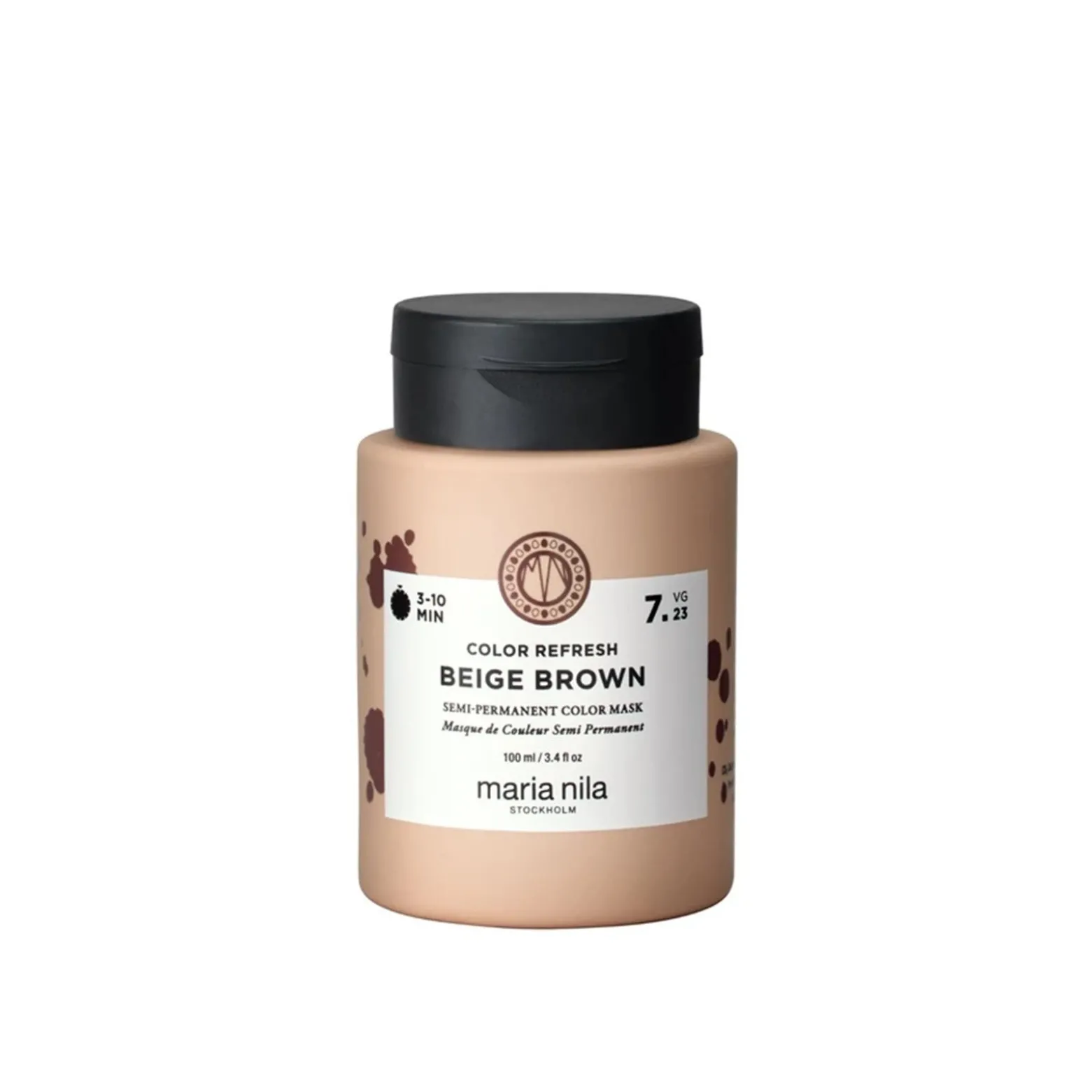 Maria Nila Color Refresh Semi-Permanent Color Mask 7.23 Beige Brown 100ml (3.4floz)