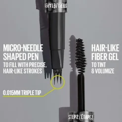 Maybelline Brow Inserts Brow Multiplying Tool 06 Black Brown