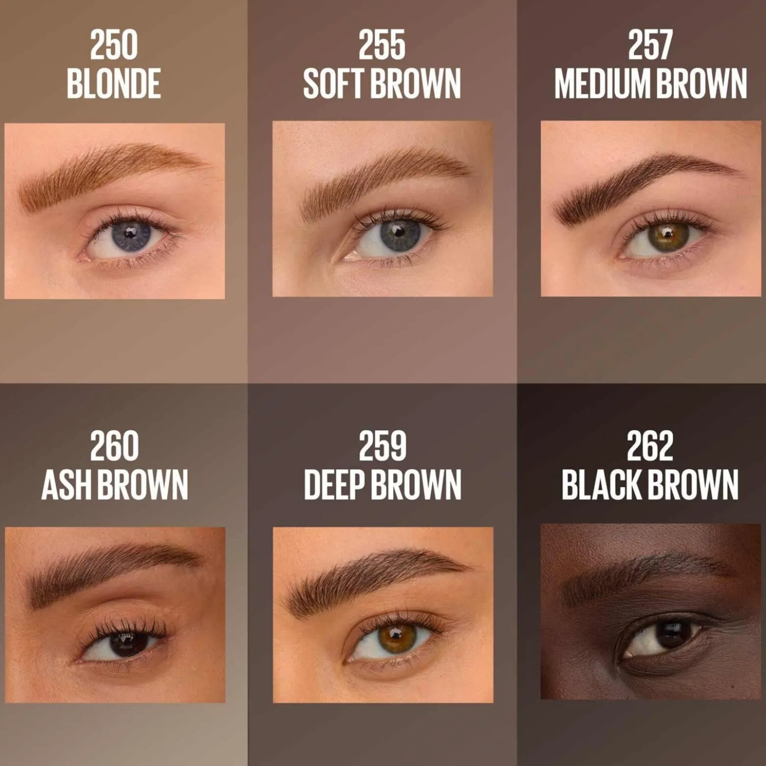 Maybelline Brow Inserts Brow Multiplying Tool 04 Medium Brown