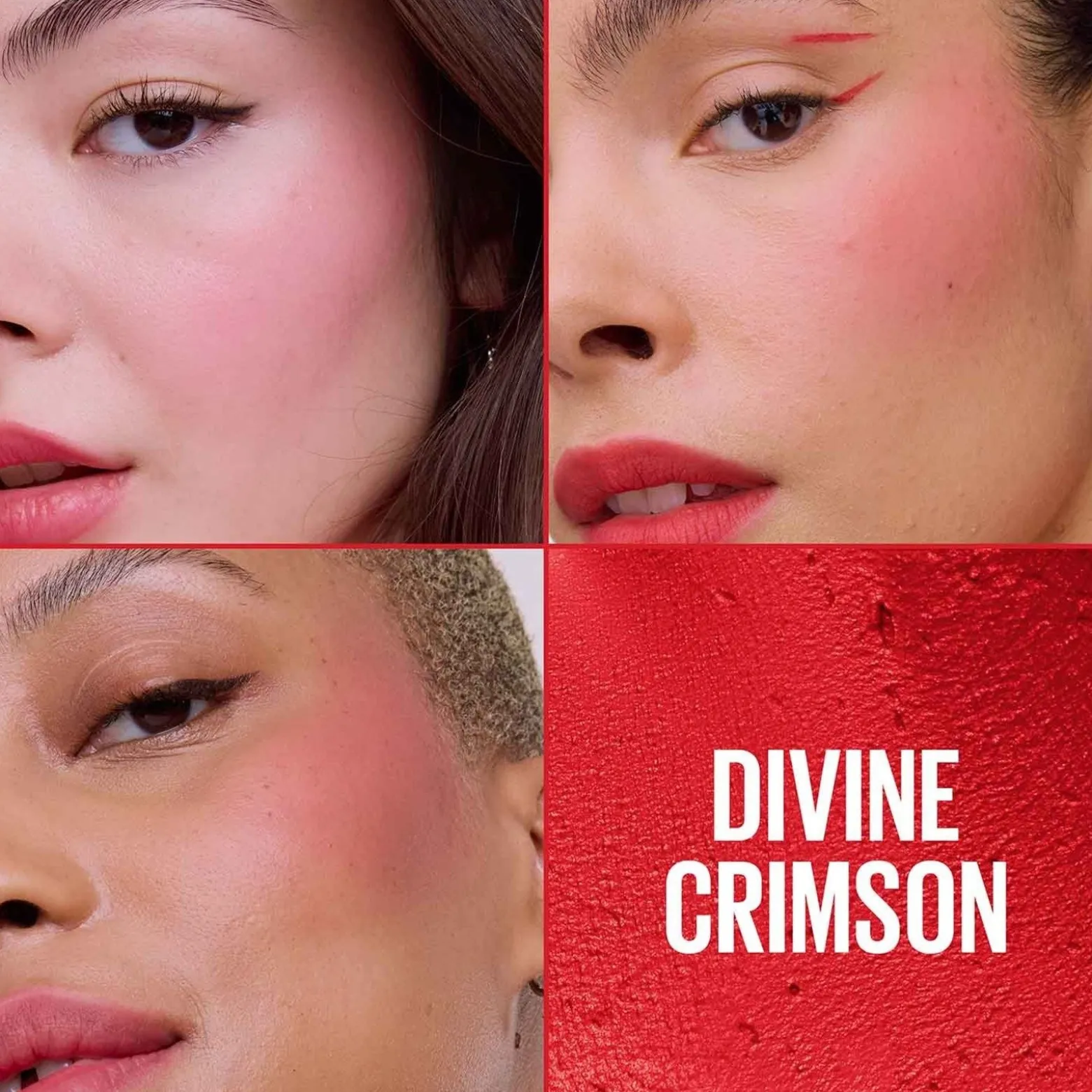 Maybelline Cloudtopia Cheek & Lip Mousse Blush 03 Divine Crimson 5g (0.17oz)