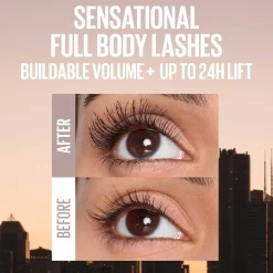 Maybelline Lash Sensational Body Washable Mascara Black 9.6ml (0.32floz)