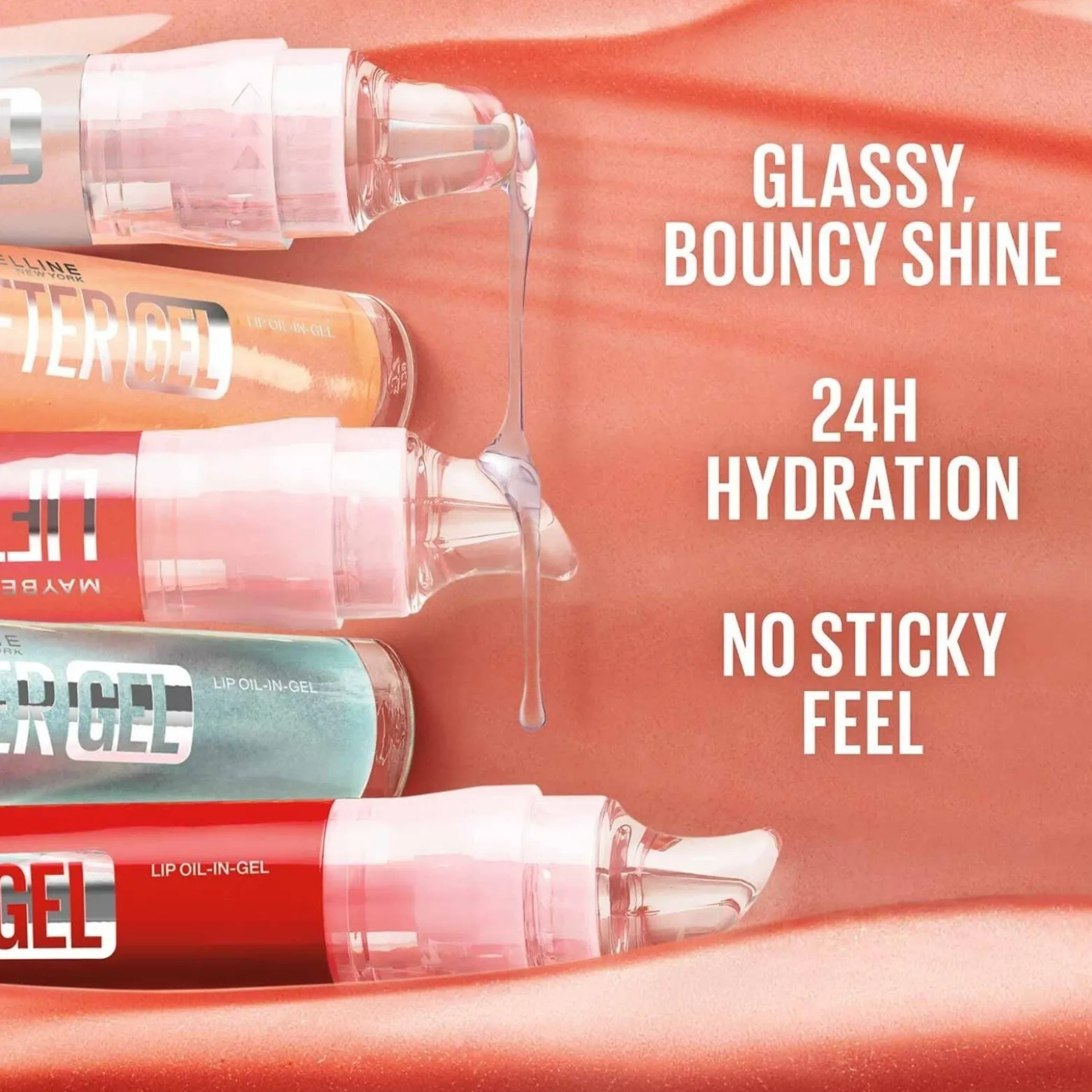 Maybelline Lifter Gel Lip Oil-In-Gel 004 Sugar Spritz 6.6ml (0.22floz)