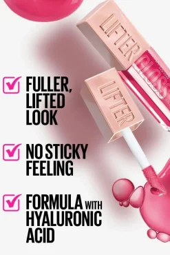 Maybelline Lifter Gloss + Hyaluronic Acid Lip Gloss 006 Reef 5.4ml (0.18fl oz)