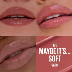 Maybelline Moisturizing Serum Satin Lipstick 106 Maybe It’s...Soft