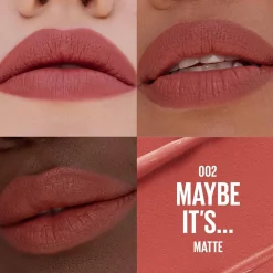 Maybelline Moisturizing Serum Matte Lipstick 002 Maybe It’s...