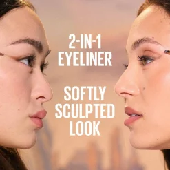 Maybelline Sculpting Stix 2-In-1 Eyeliner & Brush 016 Black Blur
