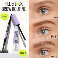 Maybelline Super Lock Tinted Brow Glue 257 Medium Brown 7ml (0.23floz)