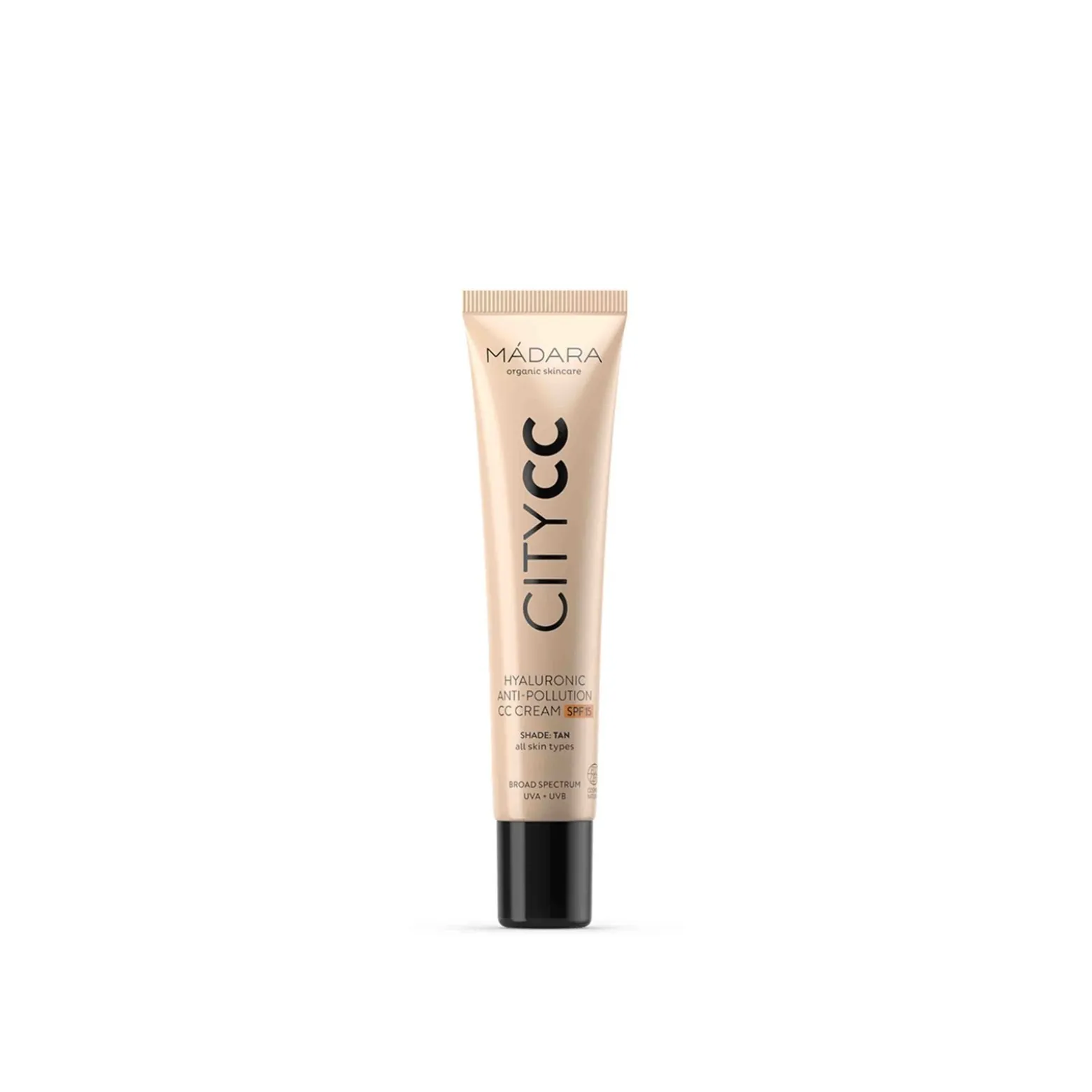 Mádara City CC Hyaluronic Anti-Pollution CC Cream Tan SPF15 40ml (1.35 fl oz)