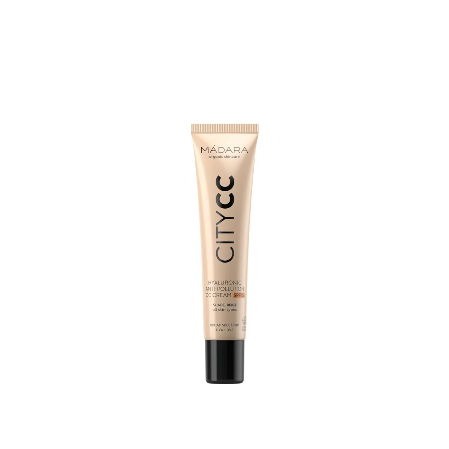 Mádara City CC Hyaluronic Anti-Pollution CC Cream Beige SPF15 40ml (1.35fl oz)