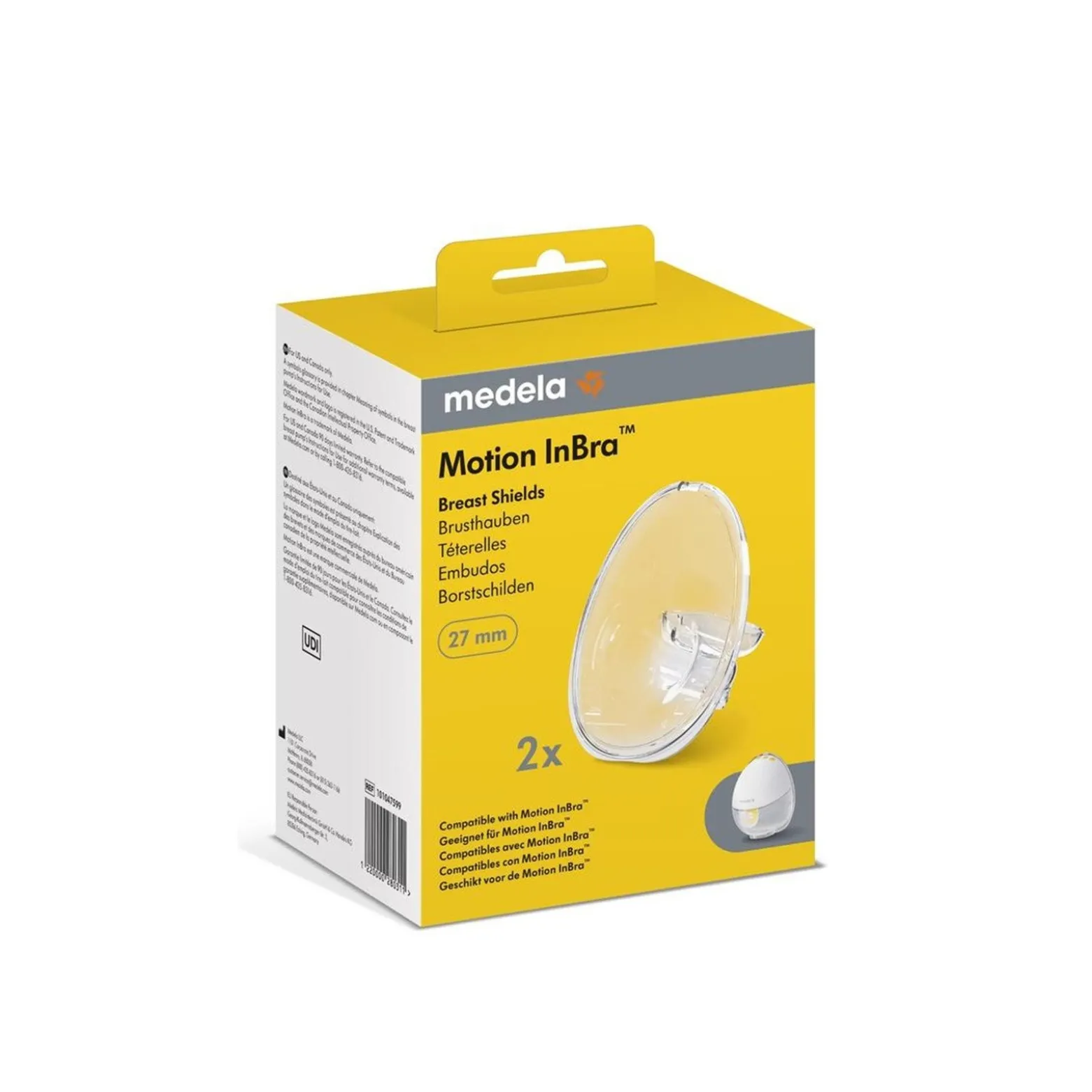 Medela Motion InBra Breast Shields 27mm x2