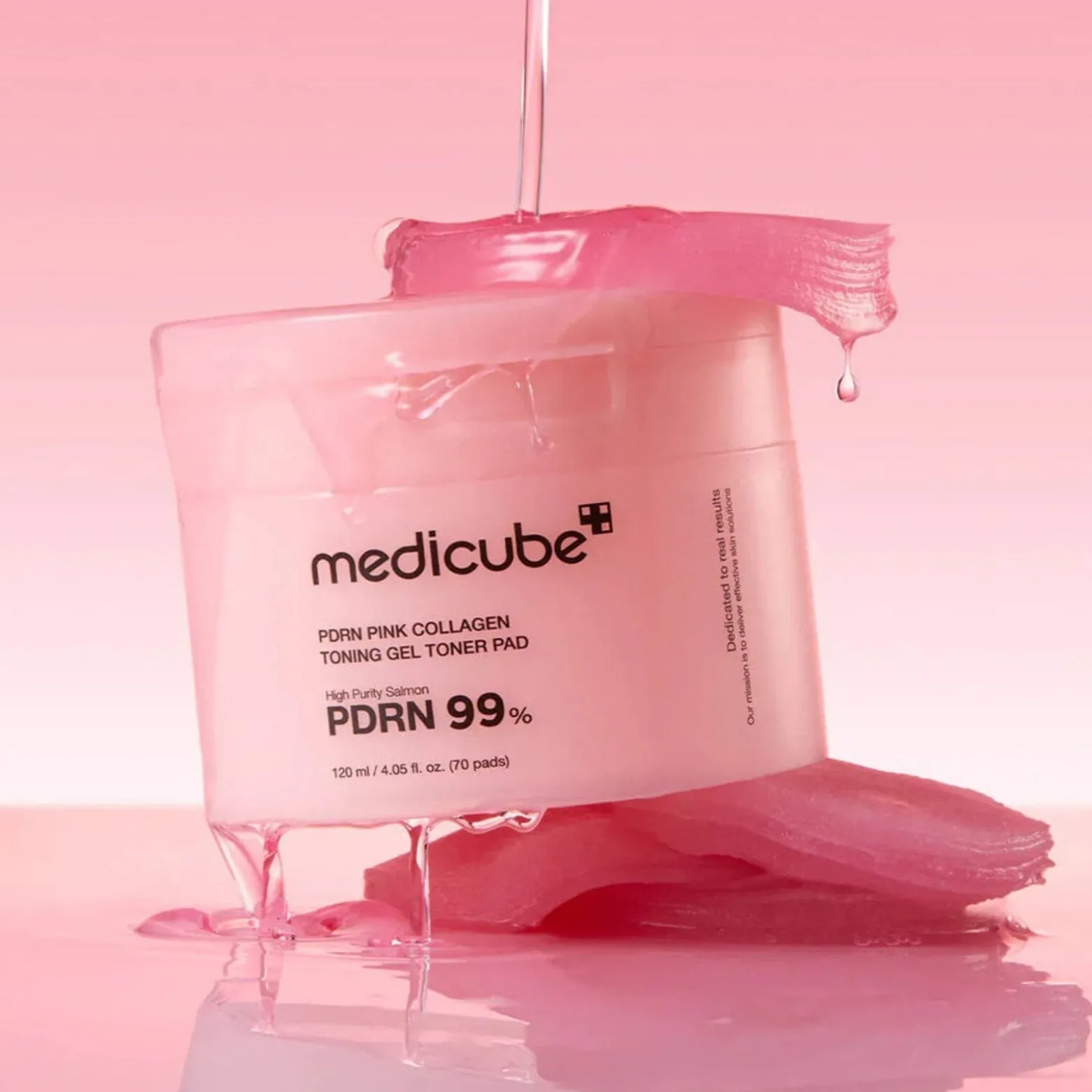 Medicube PDRN Pink Collagen Toning Gel Toner Pad x70