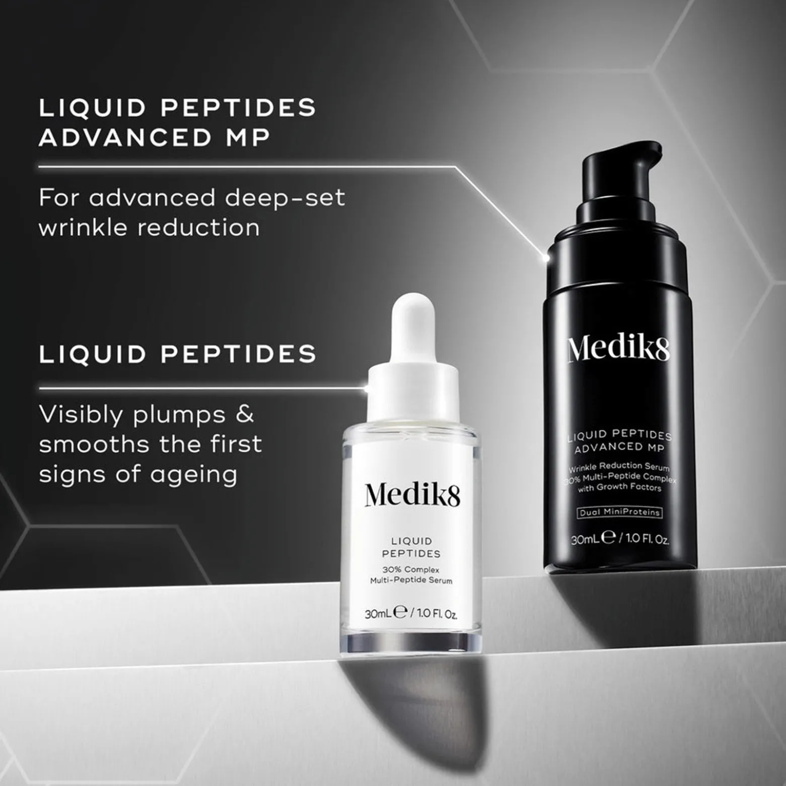 Medik8 Liquid Peptides Advanced MD 30% Multi-Peptide Complex Serum 30ml (1floz)