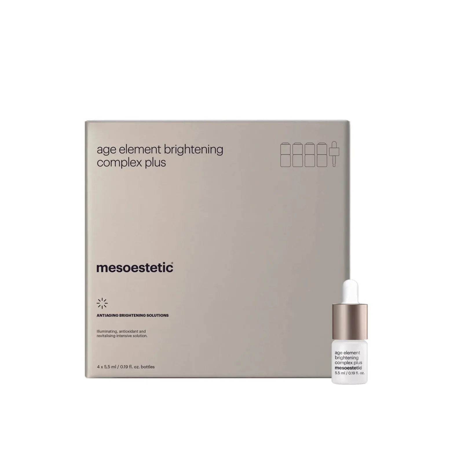 Mesoestetic Age Element Brightening Complex Plus 4x5.5ml (4x0.19floz)