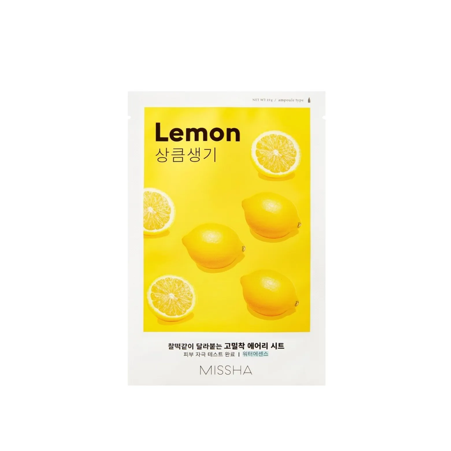 Missha Airy Fit Sheet Mask Lemon 19g (0.67oz)