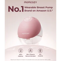 Momcozy M9 Mobile Flow™ Hands-Free Double Breast Pump Cozy Red