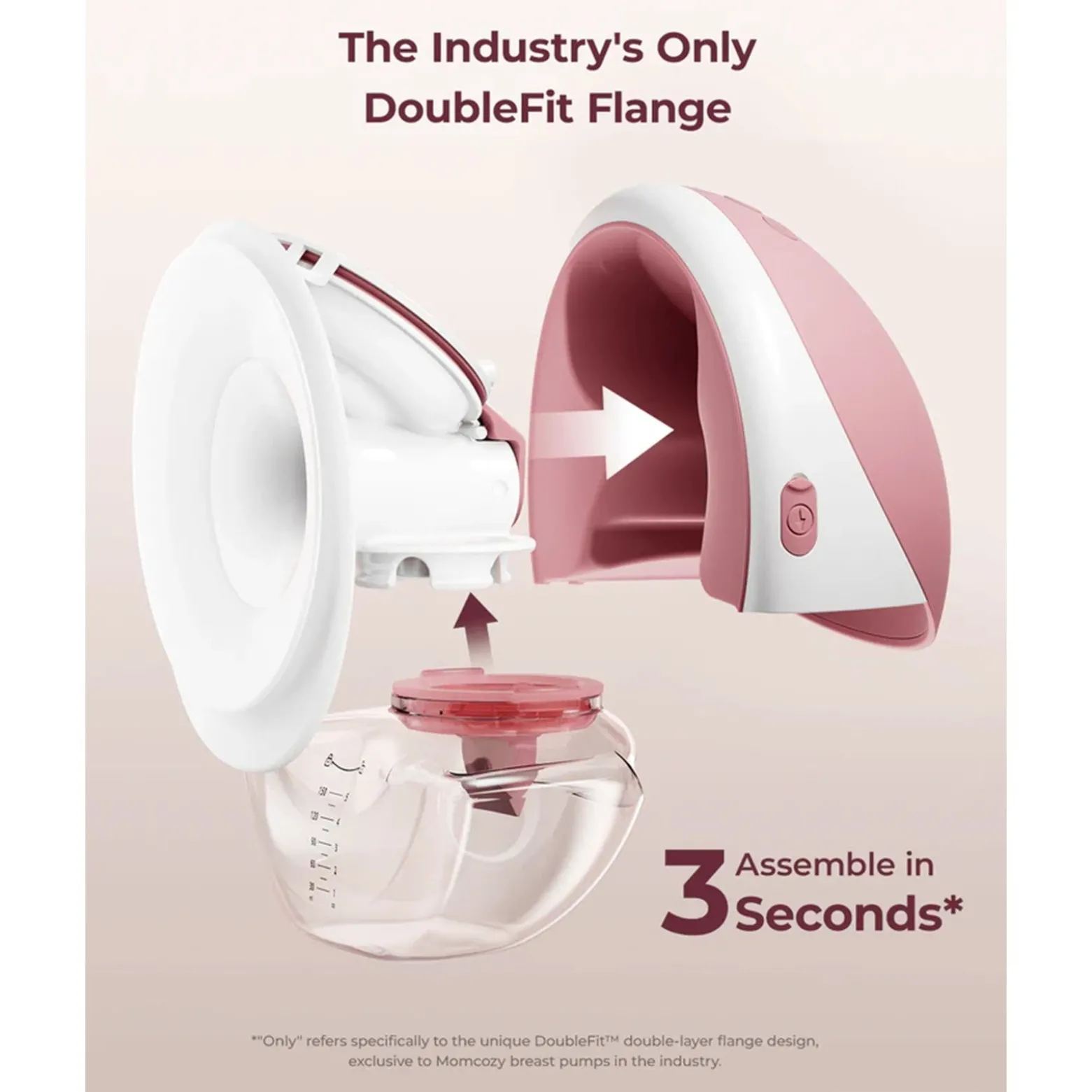 Momcozy M9 Mobile Flow™ Hands-Free Double Breast Pump Cozy Red