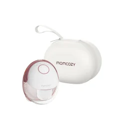 Momcozy M6 Mobile Style™ Hands-Free Single Breast Pump Cozy Red
