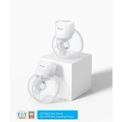 Momcozy S12 Pro Wearable Double Breast Pump White