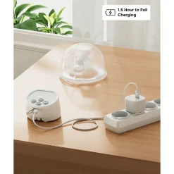 Momcozy S12 Pro Wearable Double Breast Pump White