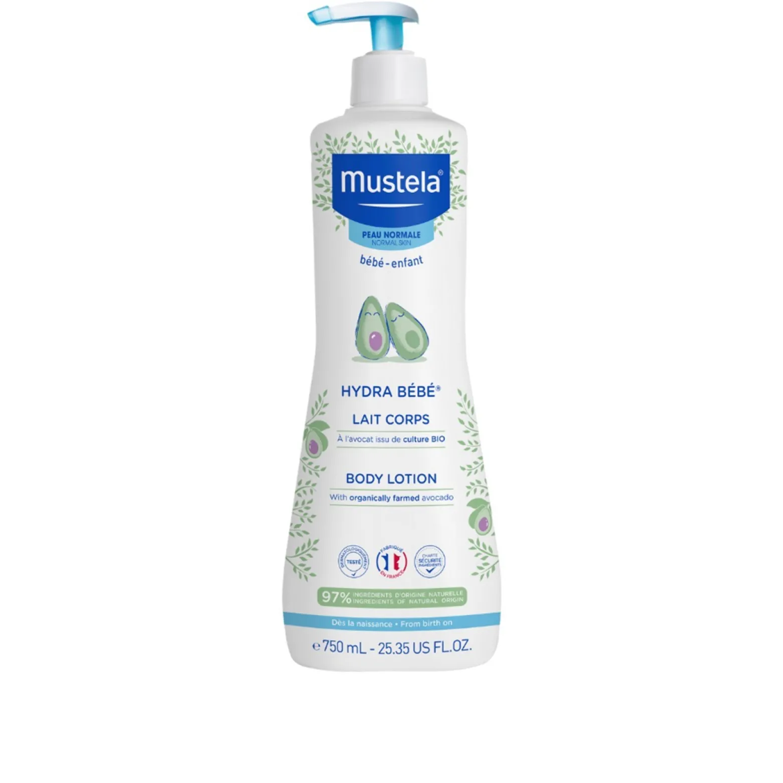 Mustela Baby Hydra Bébé Body Lotion 750ml (25.36fl oz)