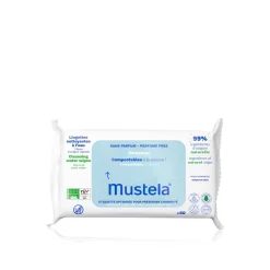 Mustela Cleansing Water Wipes Perfume Free x60