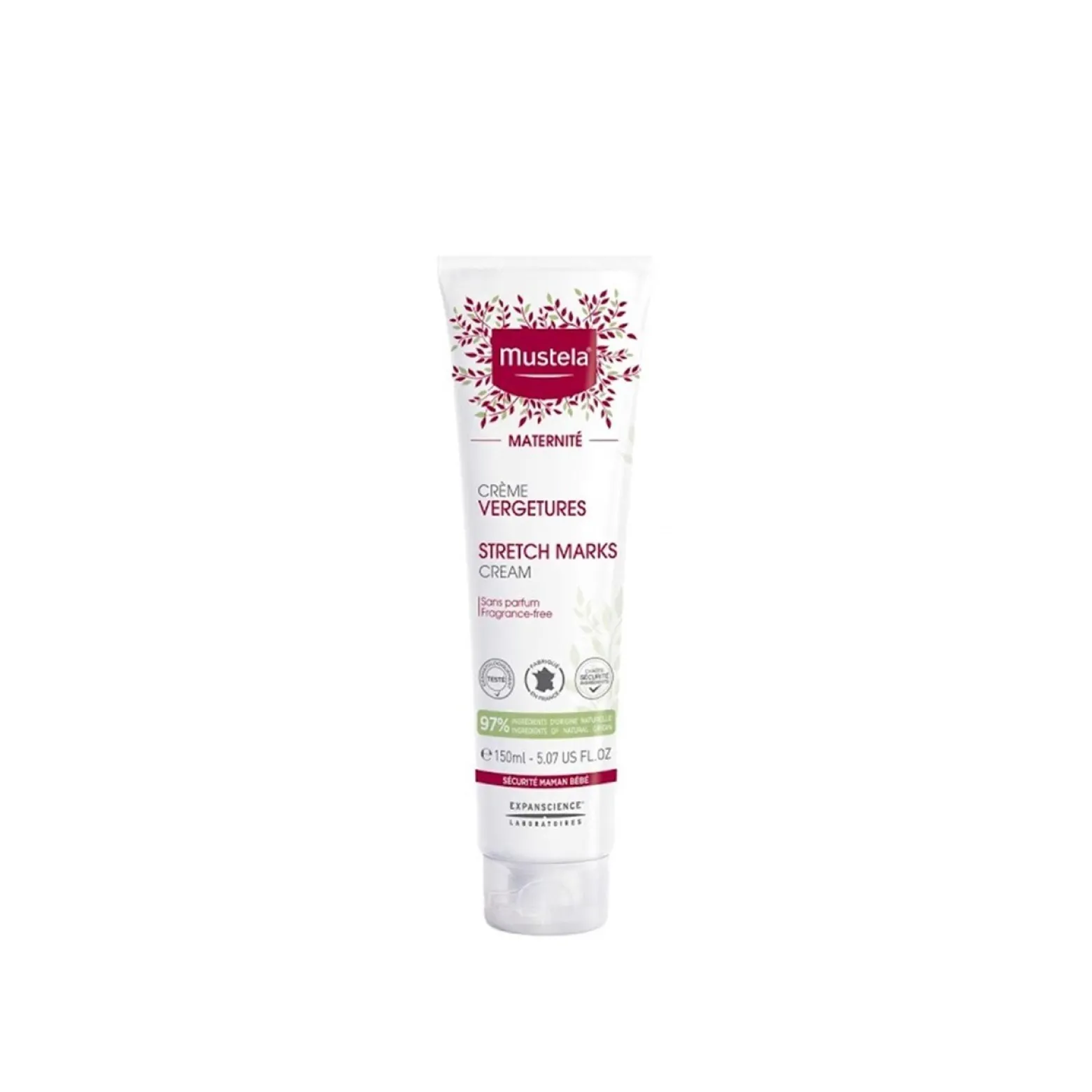 Mustela Maternité Stretch Marks Cream 3-In-1 Fragrance-Free 150ml (5.07fl oz)