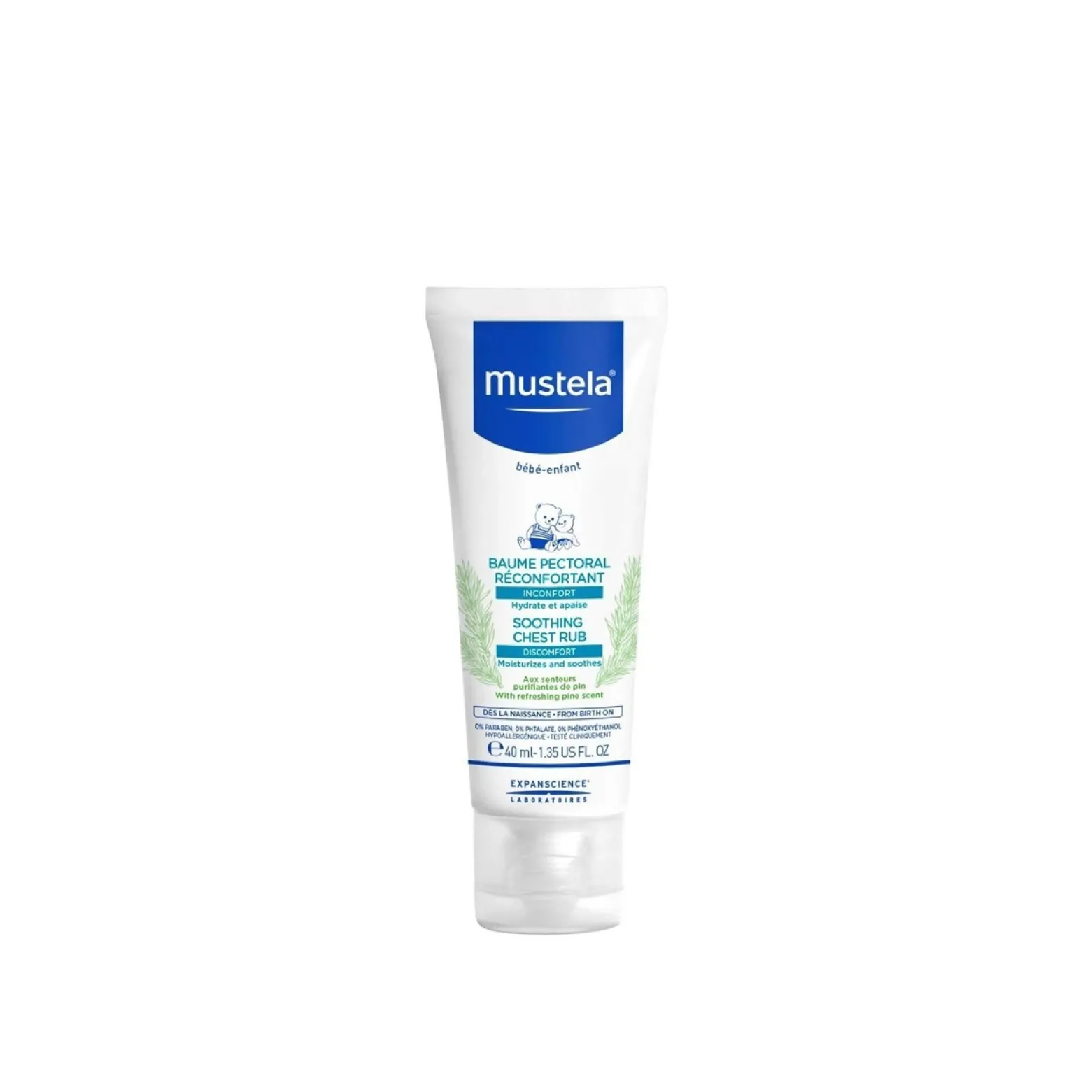 Mustela Soothing Chest Rub 40ml (1.35fl oz)
