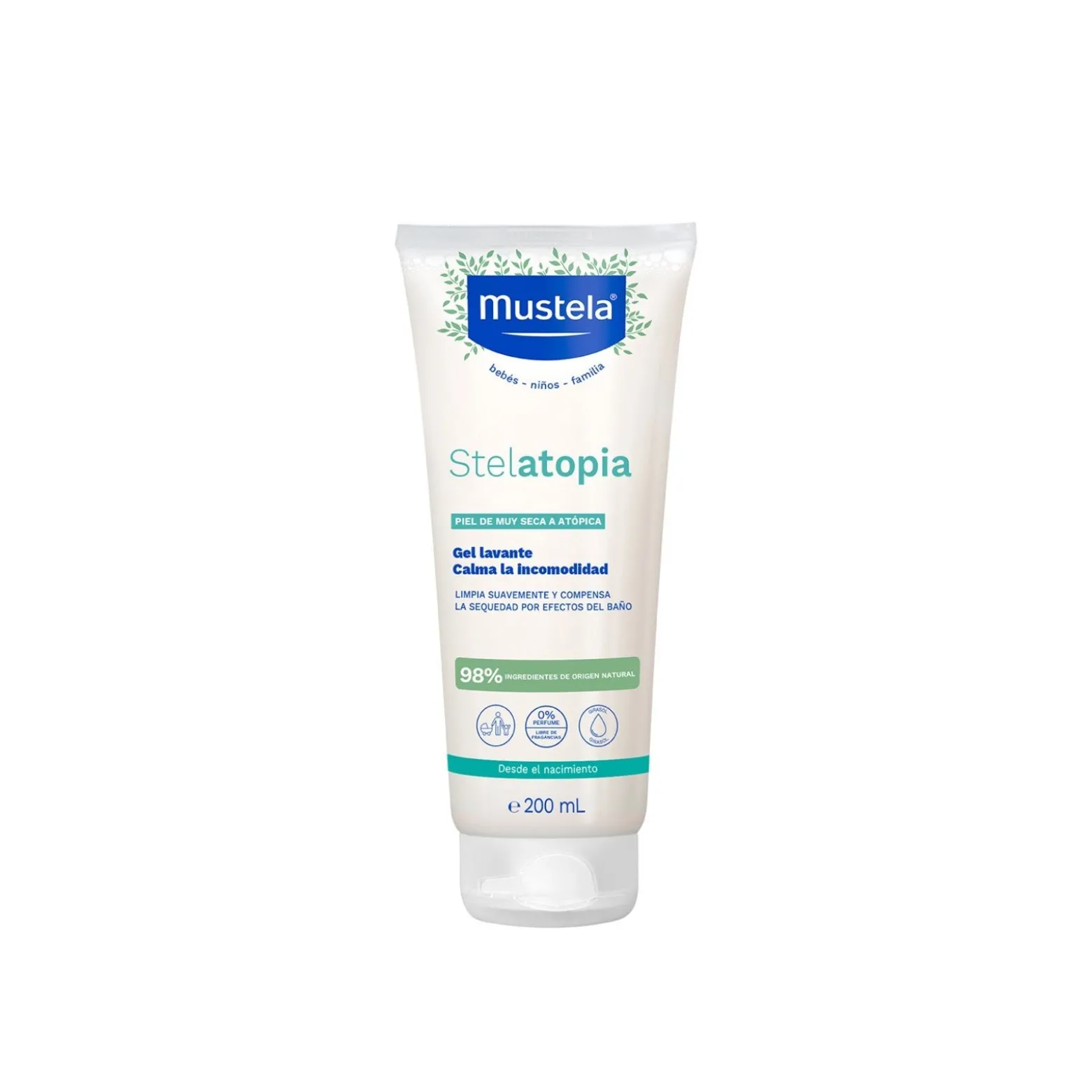 Mustela Stelatopia Cleansing Gel Atopic Skin 200ml (6.76fl oz)