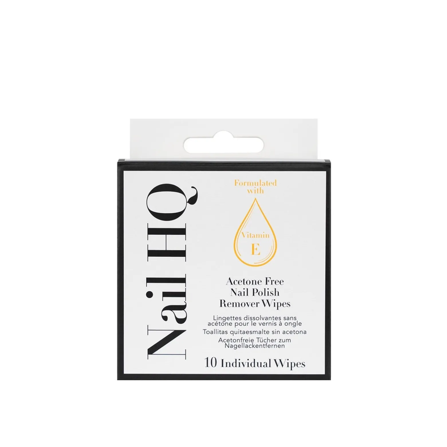 Nail HQ Acetone Free Nail Polish Remover Wipes x10