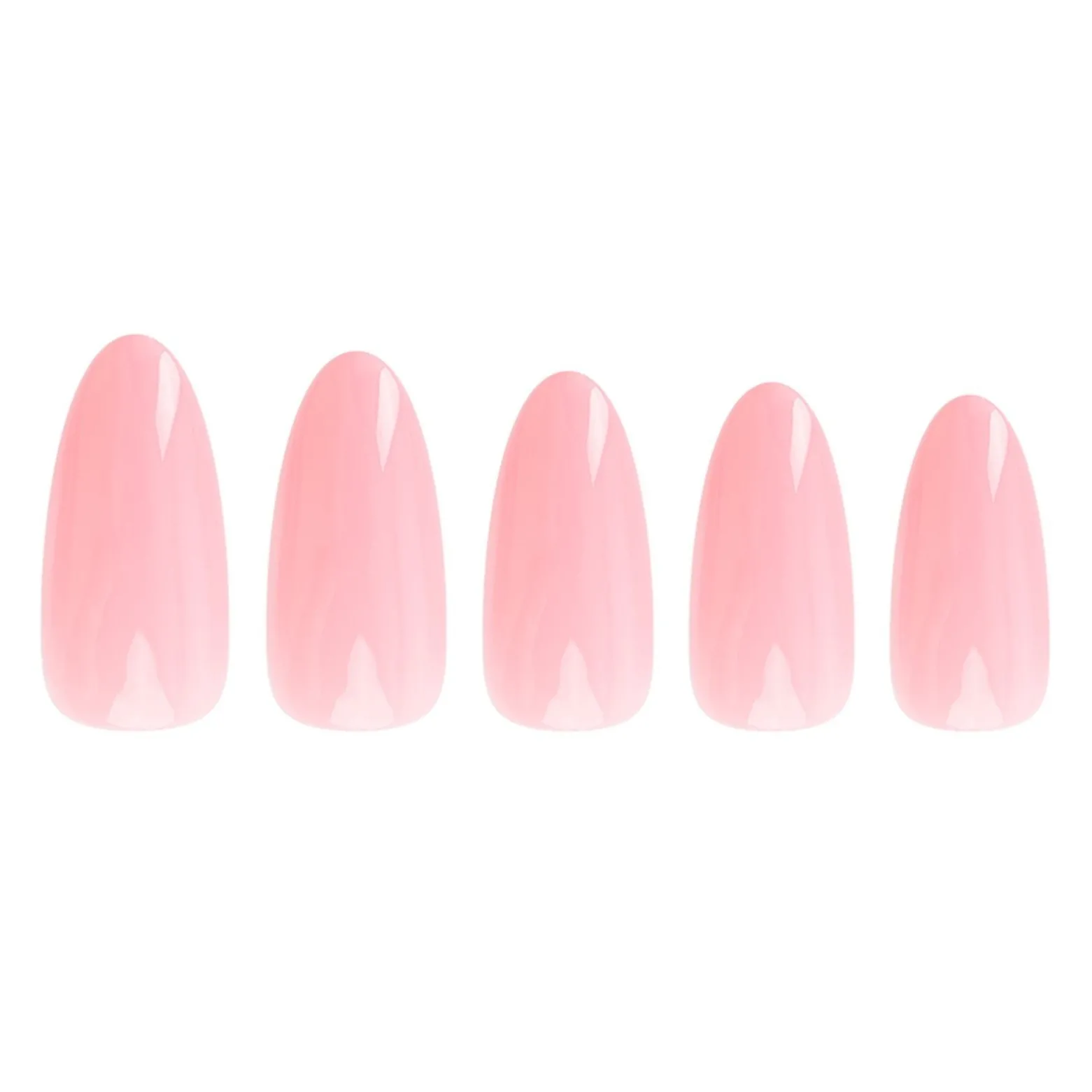 Nail HQ Almond Blush Pink Acrylic Nails x24