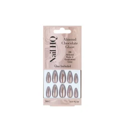 Nail HQ Almond Chocolate Glaze Nails x24