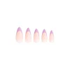 Nail HQ Almond Purple French Nails x24