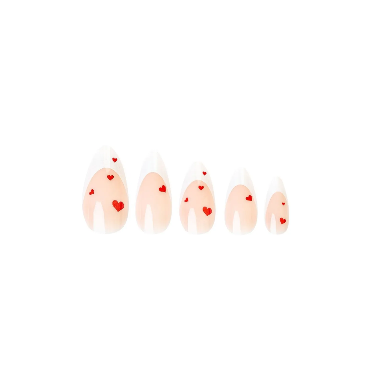 Nail HQ Almond Sweetheart French Nails x24