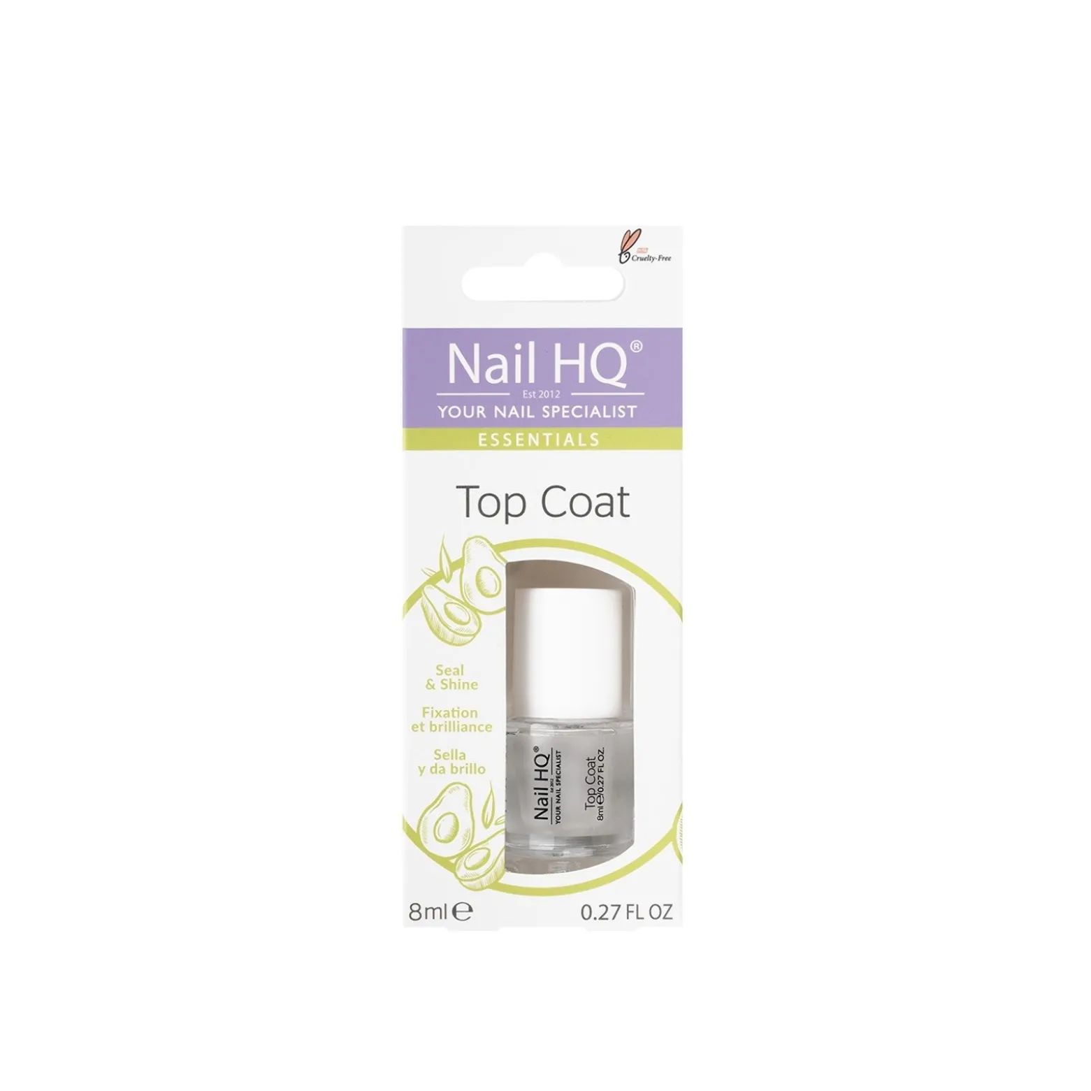 Nail HQ Essentials Top Coat 8ml (0.27floz)