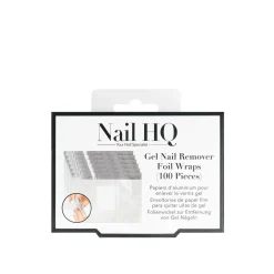 Nail HQ Gel Nail Remover Foil Wraps x100