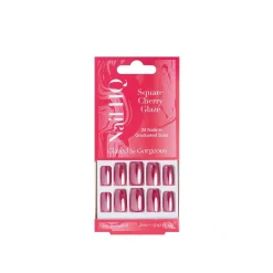 Nail HQ Glazed & Gorgeous Square Cherry Glaze Nails x24