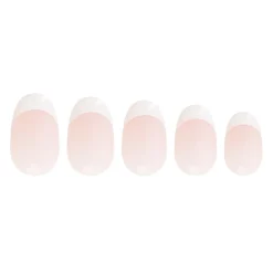 Nail HQ Oval Bold French Acrylic Nails x24