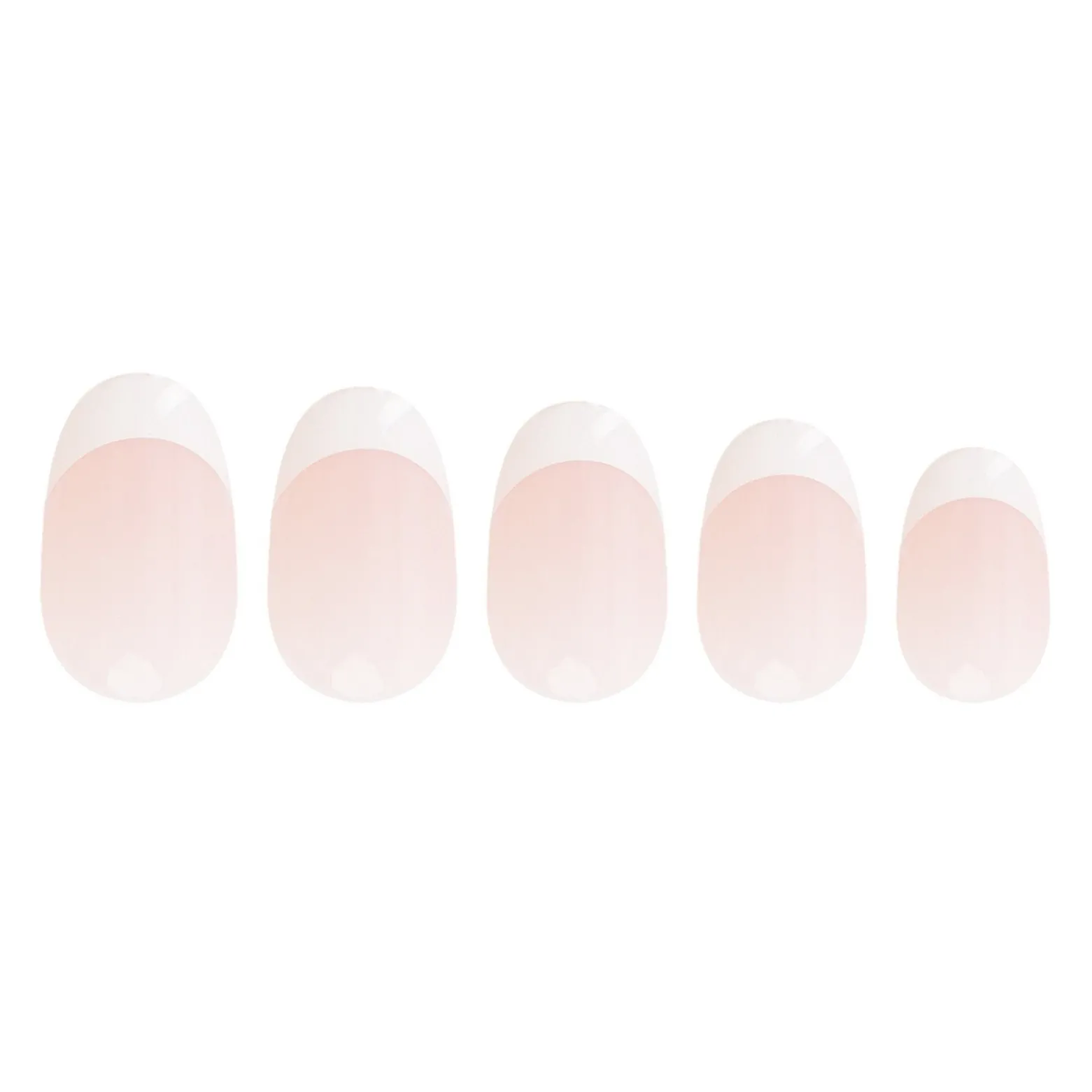 Nail HQ Oval Bold French Acrylic Nails x24