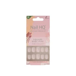 Nail HQ Square Baby Pink Nails x24