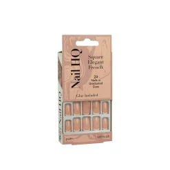 Nail HQ Square Elegant French Tip Nails x24